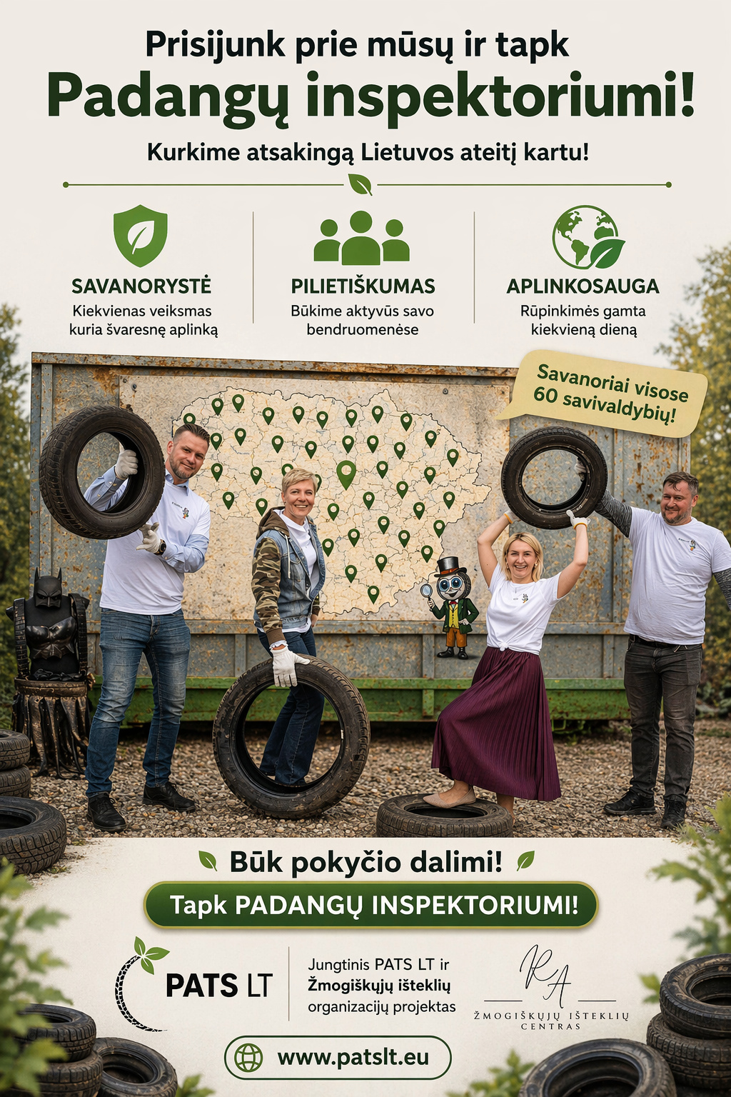 Atidaryti registracijos anketą